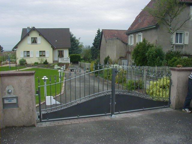 Gartentor aus Schmiedeeisen ''Charlottenburg'' - Schmiedeeisen Profi