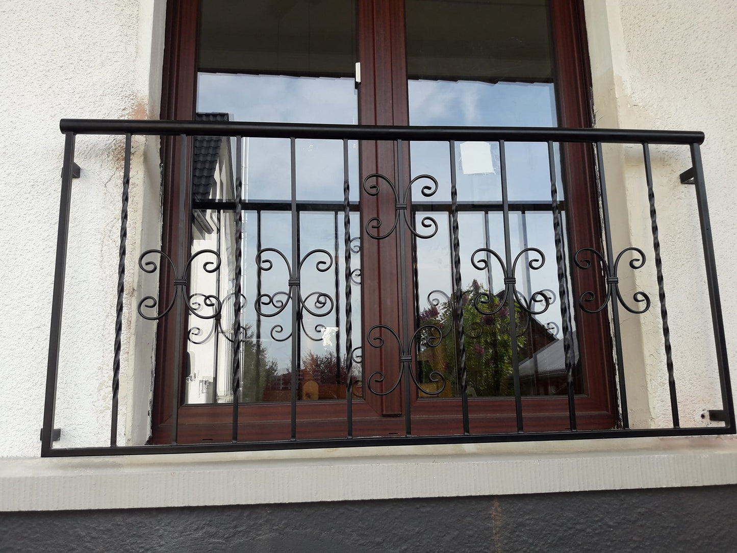 Französische Balkone aus Schmiedeeisen 