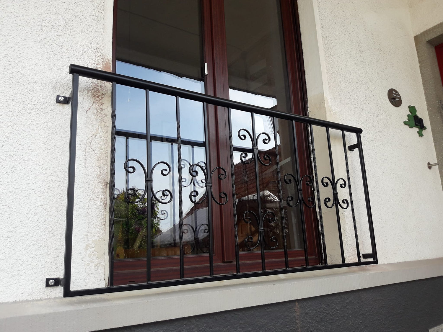 Französische Balkone aus Schmiedeeisen 
