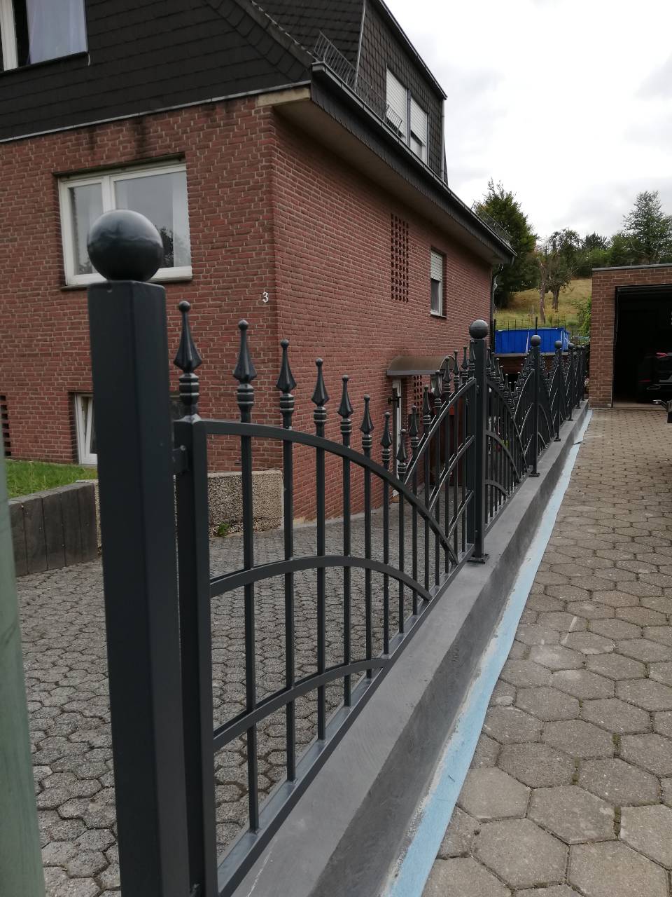 Zaun aus Schmiedeeisen ''Mannheim'' - Schmiedeeisen Profi