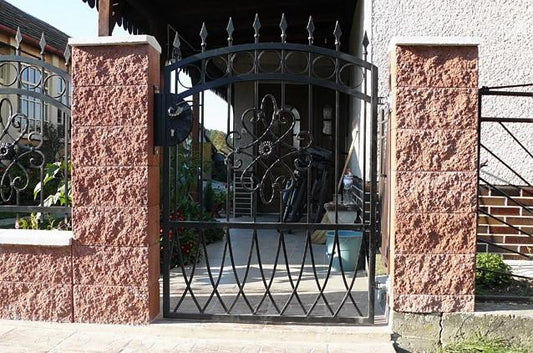 Gartentür aus Schmiedeeisen ''Münster''