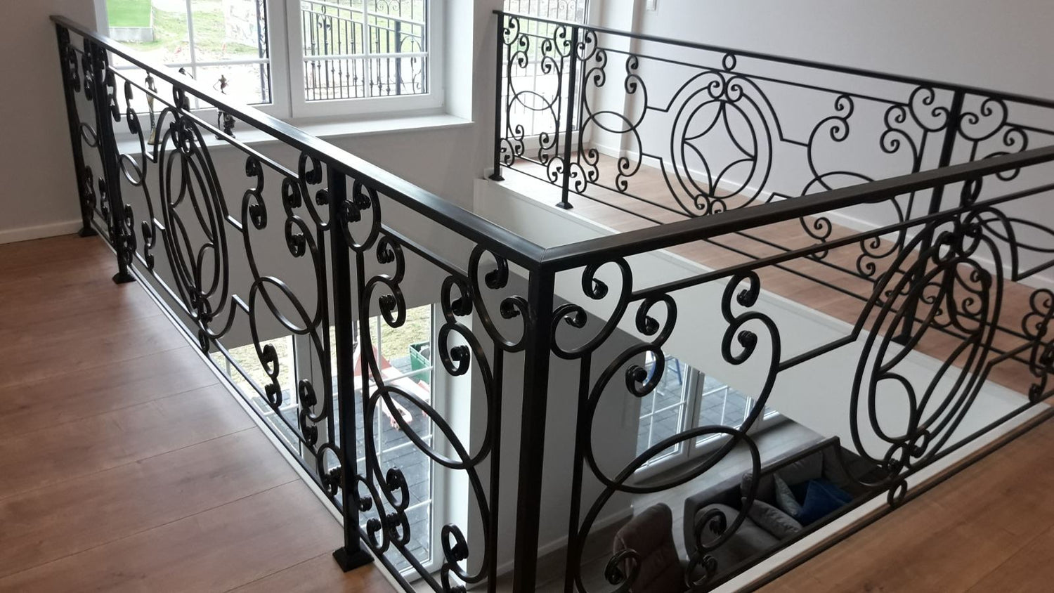 Geländer aus Schmiedeeisen ''Bellerive'' - Schmiedeeisen Profi