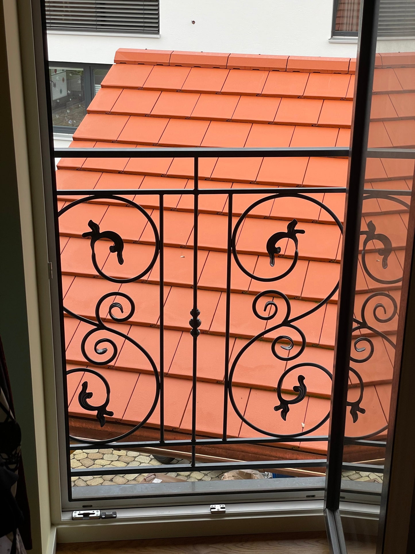 Französische Balkone aus Schmiedeeisen 