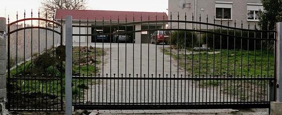 Gartentür aus Schmiedeeisen ''Karlsruhe'' 