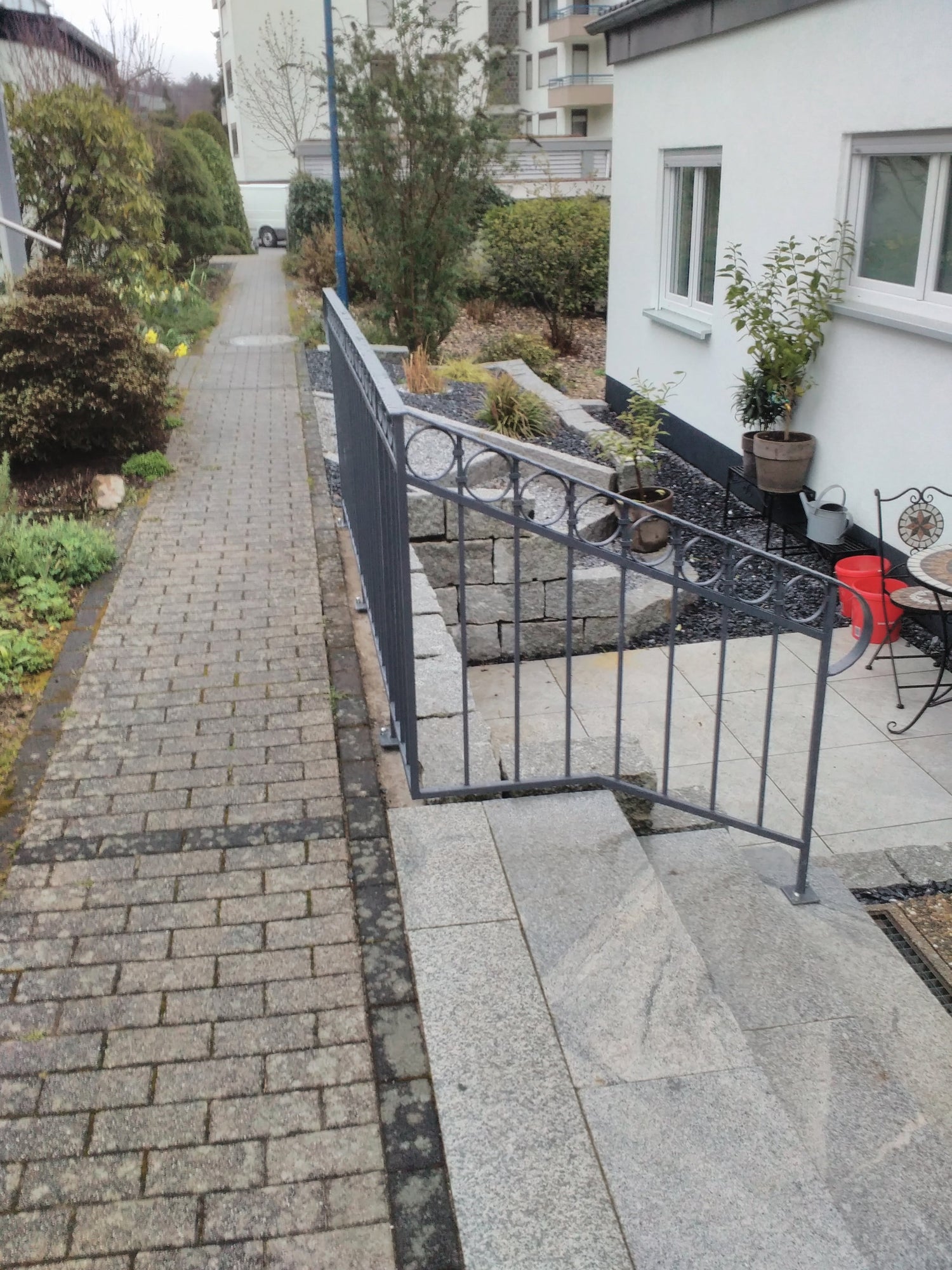 Geländer aus Schmiedeeisen  ``Düsseldorf`` - Schmiedeeisen Profi