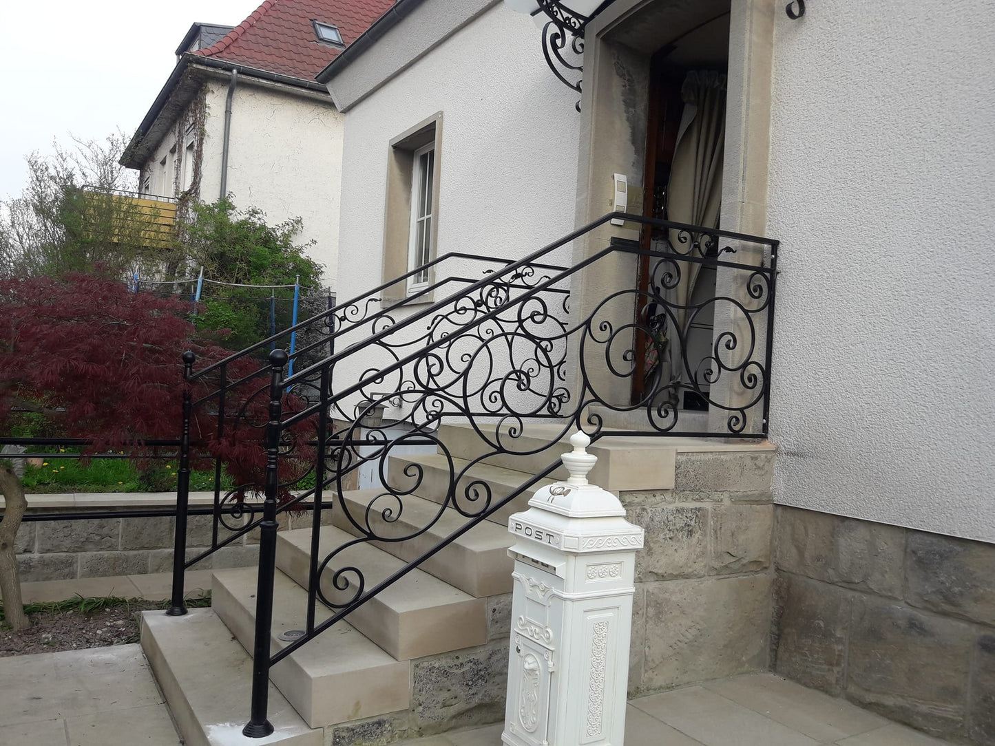 26 Wrought iron railing "Manchester"
