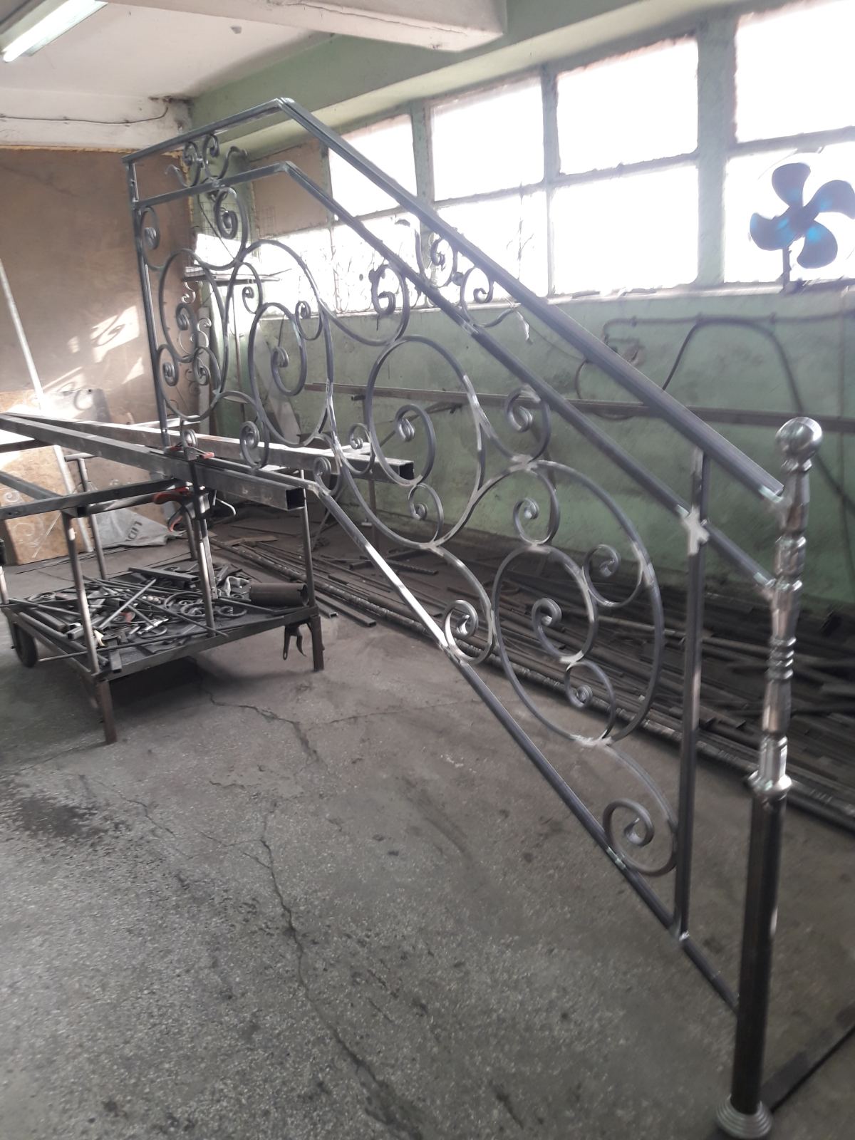 26 Wrought iron railing "Manchester"