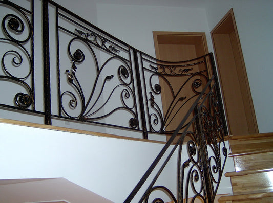 Treppengeländer aus Schmiedeeisen ''Lichterfelde'' - Schmiedeeisen Profi